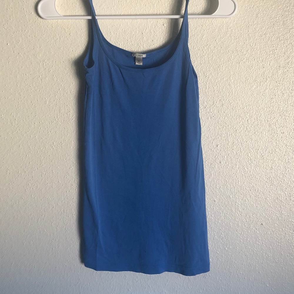 J Crew 100%Cotton Blue Tank